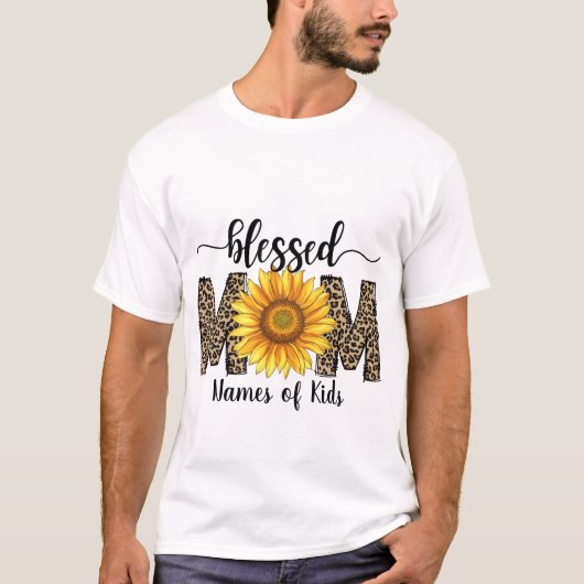 Erstellen Sie Ihre eigene gesegnete Mama T-Shirt (Vorderseite)