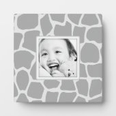 Erstellen Sie Ihre eigene Giraffe Print Foto Frame Fotoplatte (Vorderseite)
