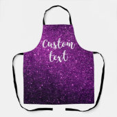 Erstellen Sie Ihre eigene Glitzer Mama Girl Custom Schürze (Vorderseite)