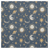 Erstellen Sie Ihre eigene Gold Blue White Celestis Stoff (Muster)