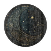Erstellen Sie Ihre eigene Gold Filigree Moon Celes Schneidebrett (Vorderseite)