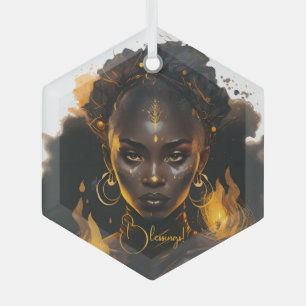 Erstellen Sie Ihre eigene goldene Zunge Ornament Aus Glas