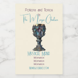 Erstellen Sie Ihre eigene goldgerüstete blaue Skih Lebensmitteletikett