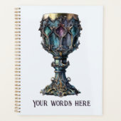 Erstellen Sie Ihre eigene goldgerüstete blaue Skih Planer (Vorderseite)