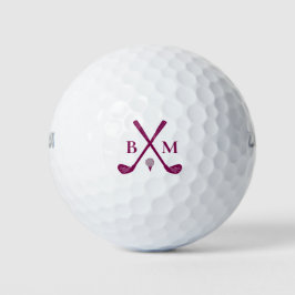 Erstellen Sie Ihre eigene Golf Club Theme Monogram Golfball