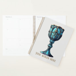 Erstellen Sie Ihre eigene gotische blaue Chalice Planer