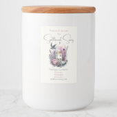 Erstellen Sie Ihre eigene gotische Herbstflora Lebensmitteletikett (Vorderseite)