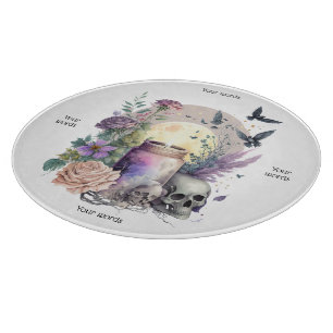 Erstellen Sie Ihre eigene gotische Rose Glass Alta Schneidebrett