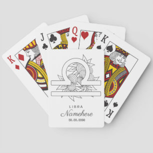 Erstellen Sie Ihre eigene große elegante Schwarz-W Spielkarten