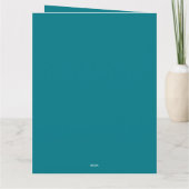 Erstellen Sie Ihre eigene große Grußkarte Karte (Rückseite)