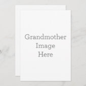 Erstellen Sie Ihre eigene Großmutter-Einladung Einladung (Vorne/Hinten)