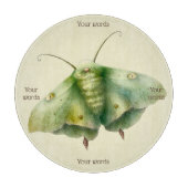 Erstellen Sie Ihre eigene grüne Fantasiemotte Schneidebrett (Vorderseite)