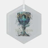 Erstellen Sie Ihre eigene Grünlandsküste Ornament Aus Glas (Vorderseite)