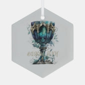 Erstellen Sie Ihre eigene Grünlandsküste Ornament Aus Glas (Rückseite)