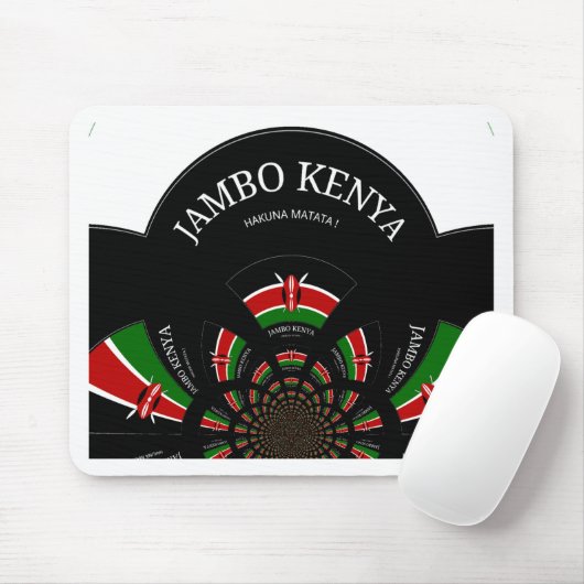 Erstellen Sie Ihre eigene Hakuna Matata Jambo Keny Mousepad (Mit Mouse)