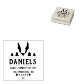 Erstellen Sie Ihre eigene Halloween-Rücksendeadres Gummistempel (Stempel)