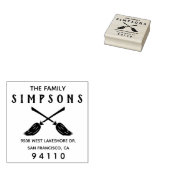 Erstellen Sie Ihre eigene Halloween-Rücksendeadres Gummistempel (Stempel)