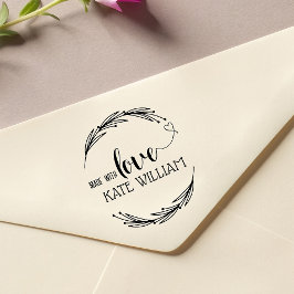 Erstellen Sie Ihre eigene, handgefertigte Name Kau Gummistempel