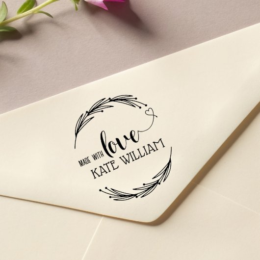 Erstellen Sie Ihre eigene, handgefertigte Name Kau Gummistempel