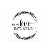 Erstellen Sie Ihre eigene, handgefertigte Name Kau Gummistempel (Prägung)