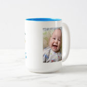 Erstellen Sie Ihre eigene Handschrift für den Vate Zweifarbige Tasse (VorderseiteRechts)