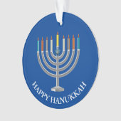 Erstellen Sie Ihre eigene Hanukka Menorah Ornament (Vorderseite)