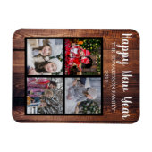 Erstellen Sie Ihre eigene Happy New Year Foto Coll Magnet (Horizontal)