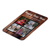 Erstellen Sie Ihre eigene Happy New Year Foto Coll Magnet (Linke Seite)