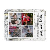 Erstellen Sie Ihre eigene Happy New Year Foto Coll Magnet (Horizontal)