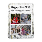 Erstellen Sie Ihre eigene Happy New Year Foto Coll Magnet (Vertikal)