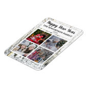 Erstellen Sie Ihre eigene Happy New Year Foto Coll Magnet (Linke Seite)