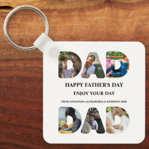 Erstellen Sie Ihre eigene Happy Väter Tag 6 Foto C Schlüsselanhänger