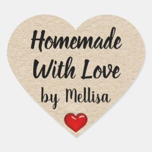 Erstellen Sie Ihre eigene Heimat mit Liebe danke Herz-Aufkleber