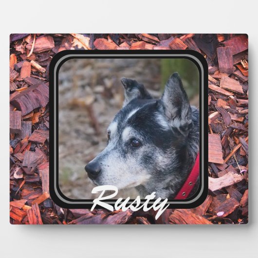 Erstellen Sie Ihre eigene Heimtierplakette Fotoplatte (Vorderseite)