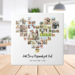 Erstellen Sie Ihre eigene Herz geformt FotoCollage Fliese<br><div class="desc">Erstellen Sie Ihre eigene herzenförmige Foto Collage Keramik dekorative Kachel mit Ihren Lieblingsfotos in einer Liebe Herz-Form Foto Raster. Fügen Sie Ihren personalisierten Text in moderne minimalistische Typografie.</div>