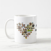 Erstellen Sie Ihre eigene Herz geformt FotoCollage Kaffeetasse (Links)