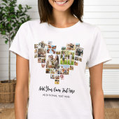 Erstellen Sie Ihre eigene Herz geformt FotoCollage T-Shirt