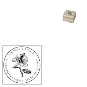 Erstellen Sie Ihre eigene Hibiskus-Hochzeitsstiftu Gummistempel (Stempel)