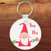 Erstellen Sie Ihre eigene Ho Ho Ho Frohe Weihnacht Schlüsselanhänger (Vorderseite)