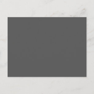 Erstellen Sie Ihre eigene Hochzeit dunkelgrau Postkarte