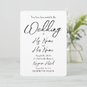 Erstellen Sie Ihre eigene Hochzeit Einladung (Stehend Vorderseite)