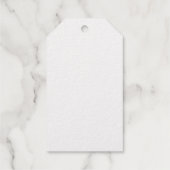 Erstellen Sie Ihre eigene Hochzeit Geschenkanhänger (Rückseite)