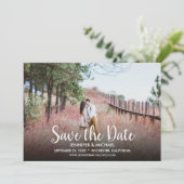 Erstellen Sie Ihre eigene Hochzeit Speichern Sie d Save The Date (Stehend Vorderseite)