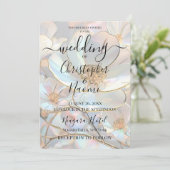 Erstellen Sie Ihre eigene Hochzeit von glanzvollen Einladung (Stehend Vorderseite)