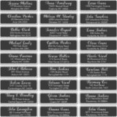 Erstellen Sie Ihre eigene Hochzeitgastadresse Aufkleber (Vorderseite)