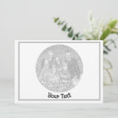 Erstellen Sie Ihre eigene Hochzeitseinladung Einladung (Stehend Vorderseite)