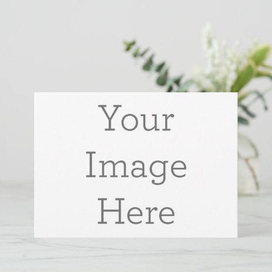 Erstellen Sie Ihre eigene Hochzeitseinladung Einladung (Stehend Vorderseite)