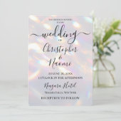 Erstellen Sie Ihre eigene Hochzeitsfeier Einladung (Stehend Vorderseite)