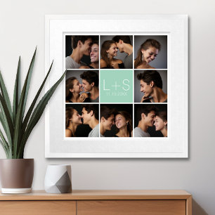 Erstellen Sie Ihre eigene Hochzeitsfotocollage mit Poster