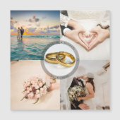 Erstellen Sie Ihre eigene Hochzeitskarte Magnetkarte (Vorderseite)